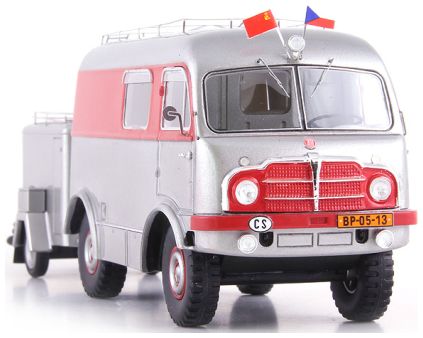 Anniversary Set Tatra T805/Trailer/ USB-Stick '10 Years of Autocult' Yearbook 1:43 AutoCult Model (view 5)