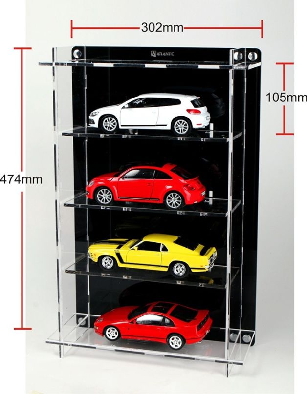 Available To Order – Multicase for scale 4 cars (4x1) 1:24 Atlantic Model (ATL 40053)