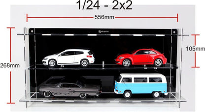 Available To Order – Multicase for scale 4 cars (2x2) 1:24 Atlantic Model (ATL 40056)