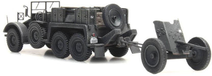 Available to Order – WM Kruppprotze + 37Cmpak Grau 1:87 Ready-Made, Painted 1:87 (ATT 387381)