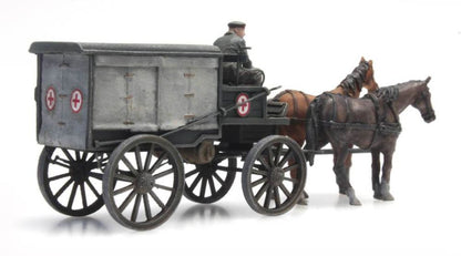 Available to Order – WWI Ambulance 1:87 Ready-Made, Painted 1:87 (ATT 387386)