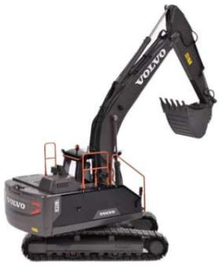 Volvo EC220E Limited Black Edition Crawler Excavator (999 pcs) 1:32 – diecast model (view 2)