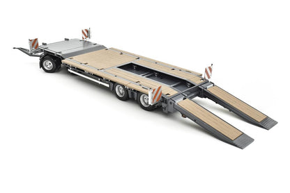 Available to Order – Nooteboom ASDV-40-22 4 Axle Drawbar Trailer with Ramps - Grey 1:32 (AT 3200139GY)