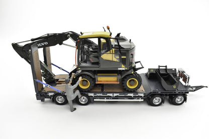Available to Order – Nooteboom ASDV-40-22 4 Axle Drawbar Trailer with Ramps - Grey 1:32 (AT 3200139GY)