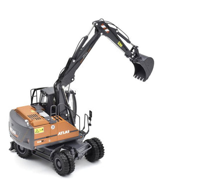 Atlas 160W Wheeled excavator With Mitas dual tyres 1:32 – diecast model (view 2)
