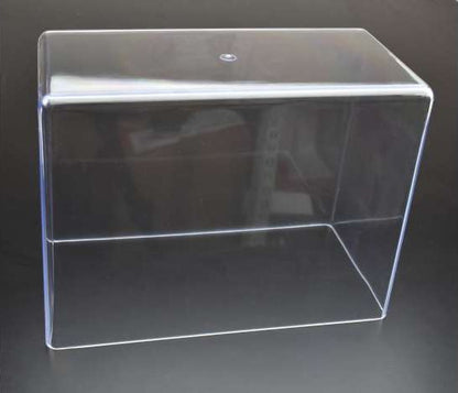 Clear display case, tall (top only) Ideal for construction vehicles 30x15x22cm 1:32 – diecast model (view 3)