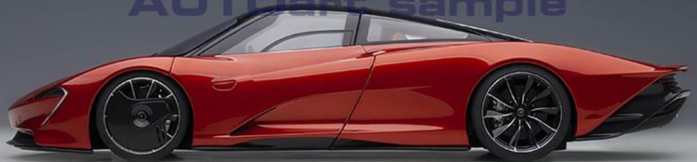 Available to Order – McLaren Speedtail Volcano Red 1:18 (AUT 76087)
