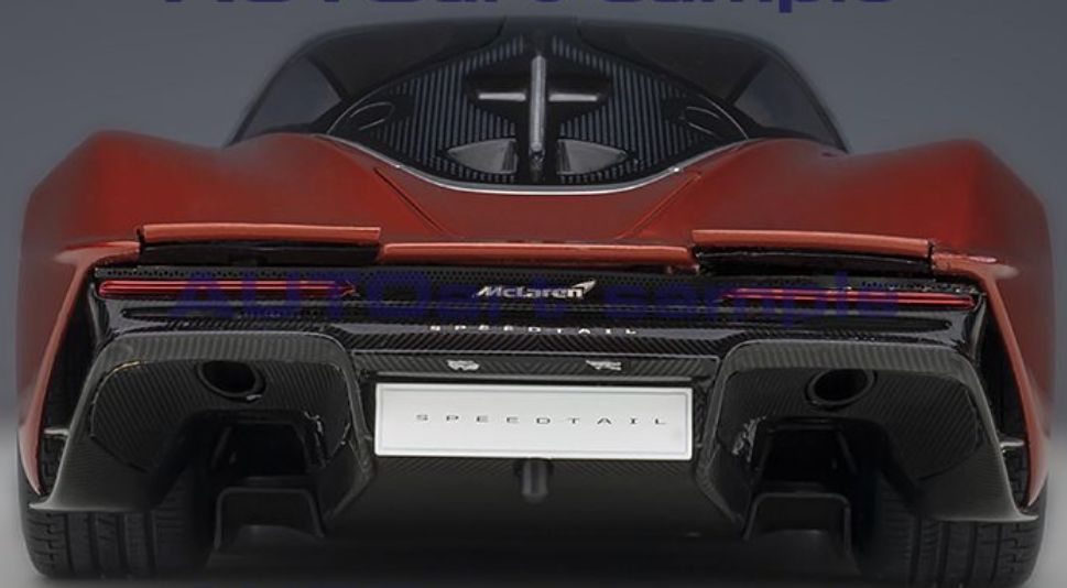 Available to Order – McLaren Speedtail Volcano Red 1:18 (AUT 76087)