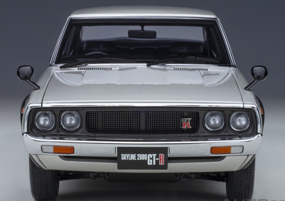 Available to Order – Nissan Skyline 2000GT-R KPGC110 Silver 1:18 (AUT 77471)