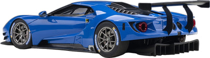 Ford GT LM Plain Body Version 2018 Blue 1:18 AutoArt Model (view 2)