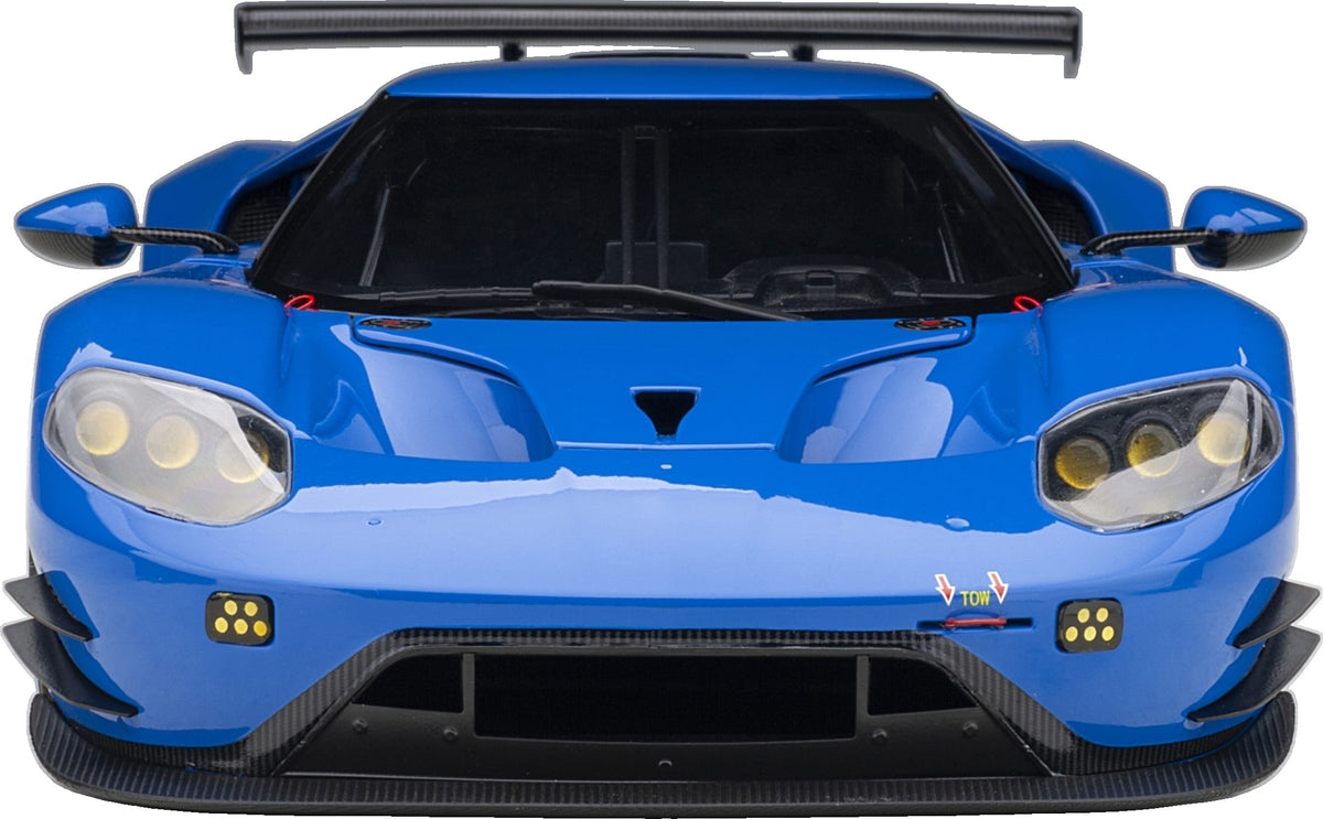 Ford GT LM Plain Body Version 2018 Blue 1:18 AutoArt Model (view 5)