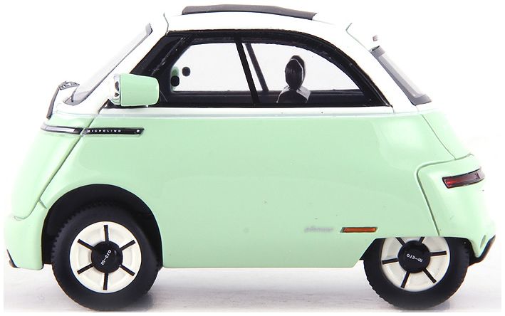 Available to Order – Microlino 'Urban' (Closed Roof) Mint/White 1:43 (AVE 60121)
