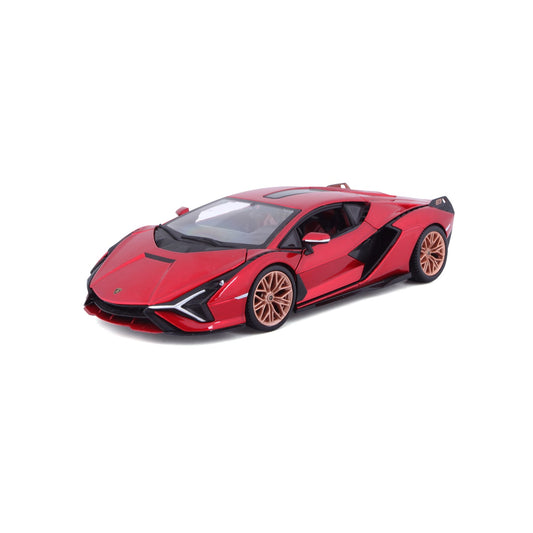2019 Lamborghini Sián Fkp 37 Red 1:24 Bburago Model Car (BUR21099R)