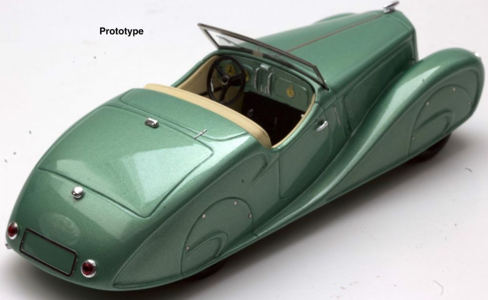 Available to Order – Opel 2 Litre Stromlinien Sport Roadster 1935 Green 1:43 (BRA 2107)