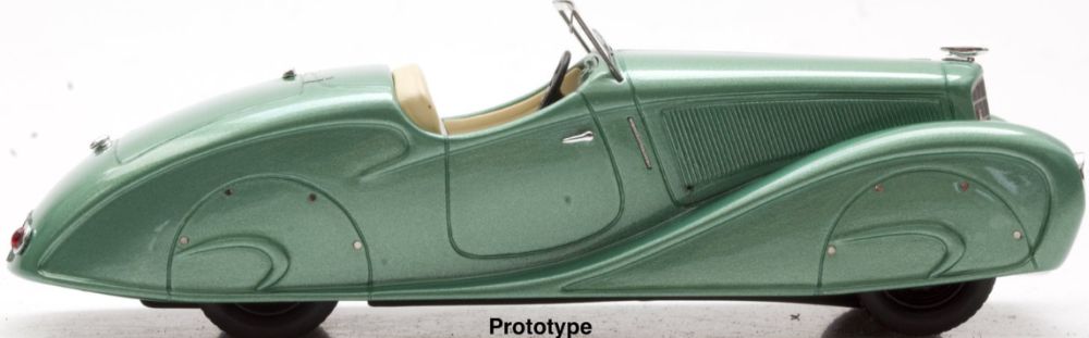 Available to Order – Opel 2 Litre Stromlinien Sport Roadster 1935 Green 1:43 (BRA 2107)