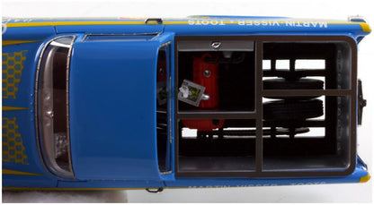 Available to Order – Opel Rekord P1 Caravan Shell 1959 Blue/Yellow 1:43 (BRA 2108)
