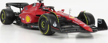 Available To Order – Ferrari F1-75 #16 2022 Charles Leclerc Scuderia Ferrari-Yellow Wall(medium) Tyres 1:18 (BUR 16811LE)