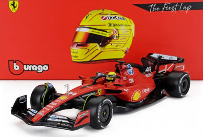 Available To Order – Ferrari SF-23 F1 Scuderia Ferrari HP #44 Fiorano 2025 Hamilton w/Driver + Case 1:18 (BUR 16820H)