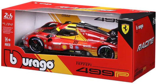 Available To Order – Ferrari 499P Hypercar 24h Le Mans Champion 2024 #50 1:24 (BUR 26312)