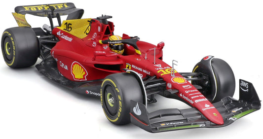 Available To Order – Ferrari F1-75 #16 Charles Leclerc 2022 Monza Livery 75th Anniversary 1:24 (BUR 26806L)