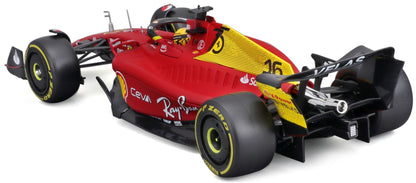 Available To Order – Ferrari F1-75 #16 Charles Leclerc 2022 Monza Livery 75th Anniversary 1:24 (BUR 26806L)
