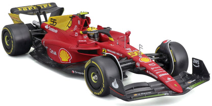 Available To Order – Ferrari F1-75 Monza 75th Anniversary 2022 #55 Carlos Sainz 1:24 (BUR 26806S)
