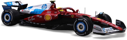Available To Order – Ferrari SF-25 2025 Hamilton w/Helmet Miami GP 1:24 Bburago Model (BUR 26828H)