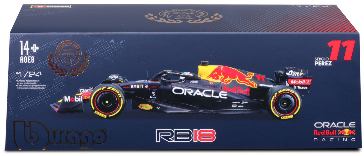 Available to Order – Red Bull RB18 2022 #11 Sergio Perez 1:24 (BUR 28026P)