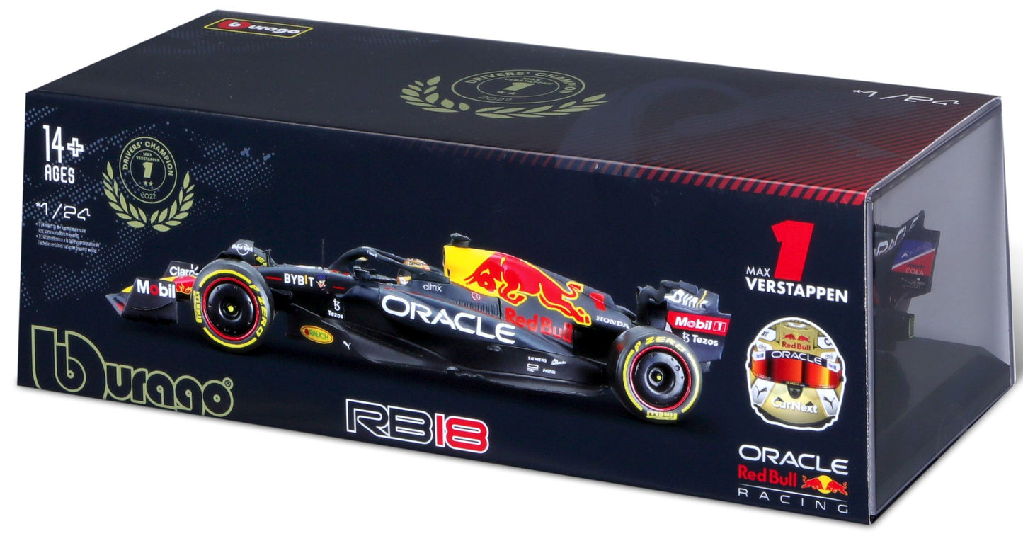 Available to Order – Red Bull RB18 World Champion 2022 #1 Max Verstappen 1:24 (BUR 28026V)