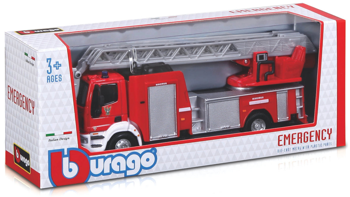 Renault Premium Fire Tender Vigili Del Fuoco (Italy) 1:50 Bburago Model (view 2)