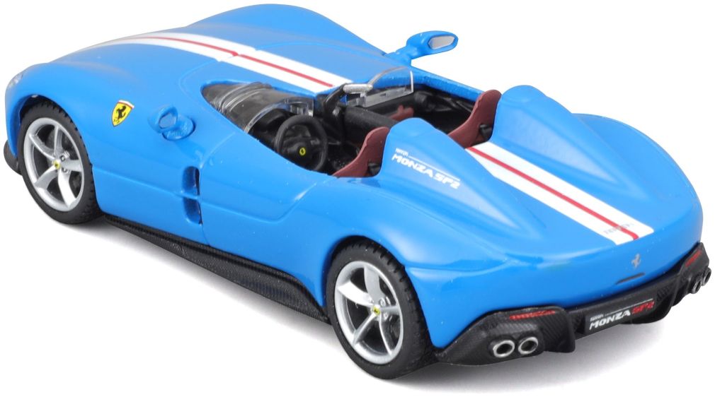 Ferrari Monza SP2 Convertible Light Blue White nose and centre stripe 1:43 – diecast model (view 5)