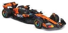 Available To Order – Mclaren MCL39 #81 Oscar Piastri 2025 1:43 Bburago Model (BUR 38248P)