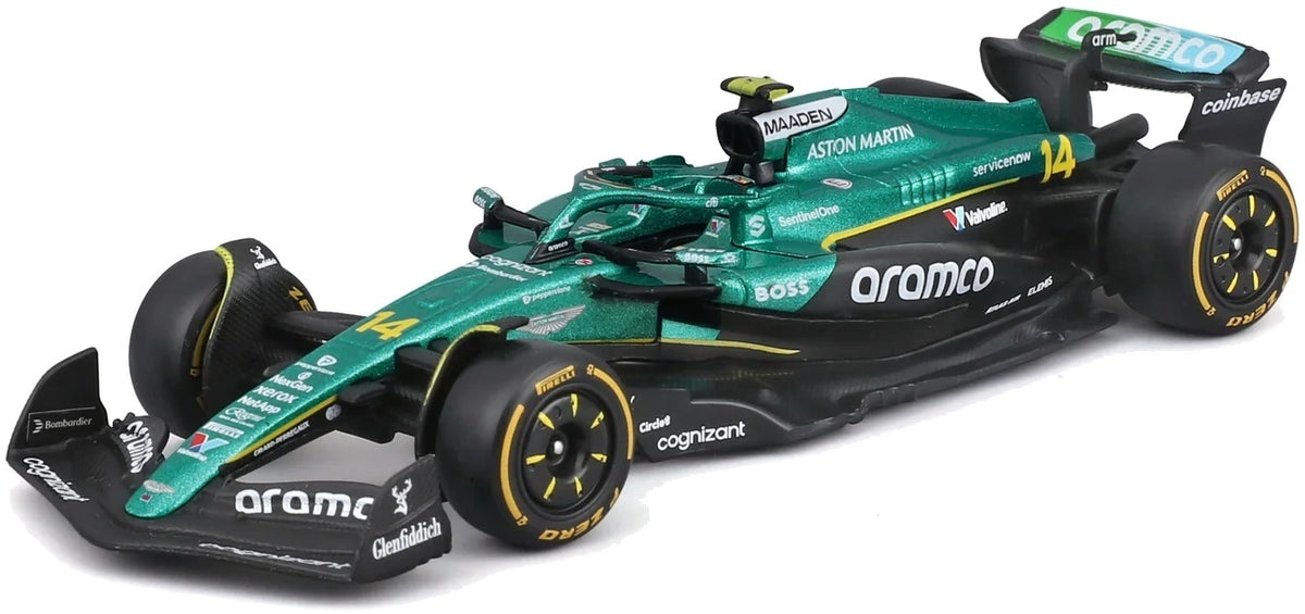 Available To Order – Aston Martin AMR 25 #14 Fernando Alonso 2025 1:43 Bburago Model (BUR 38250A)