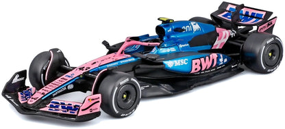 BWT Alpine A525 #43 Franco Colapinto 2025 1:43 Bburago Model F1 (BUR 38257C)