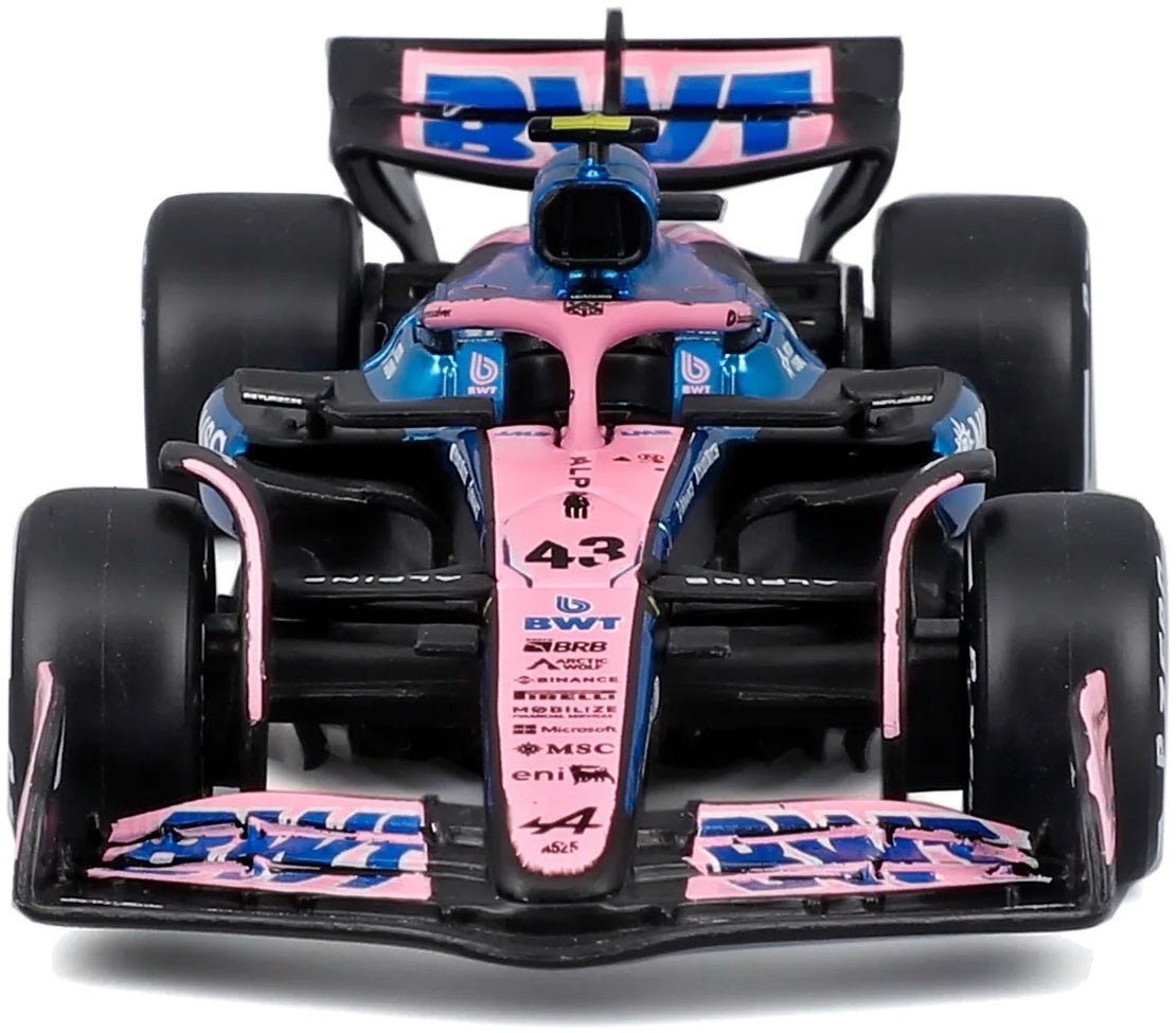 BWT Alpine A525 #43 Franco Colapinto 2025 1:43 Bburago Model F1 (BUR 38257C)