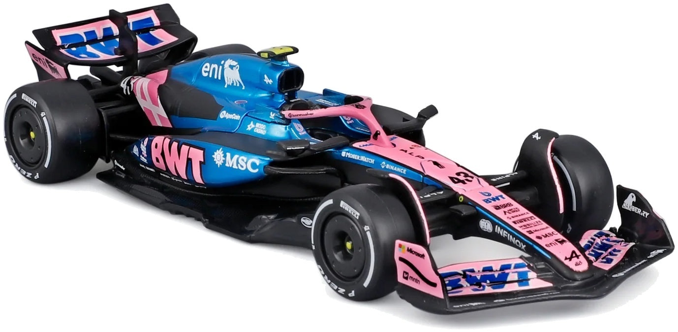 BWT Alpine A525 #43 Franco Colapinto 2025 1:43 Bburago Model F1 (BUR 38257C)