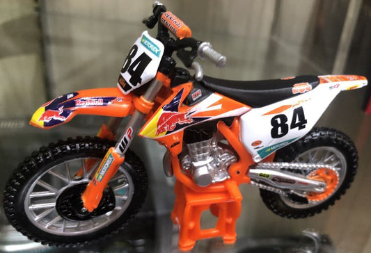 Available to Order – KTM SX 450 2018 #84 Jeffrey Herlings Red Bull KTM Supercross 1:18 Bburago Model (BUR 51081)