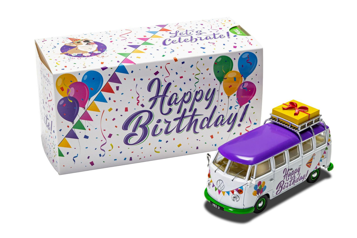 1:43 CORGI Volkswagen Campervan Happy Birthday CC02734
