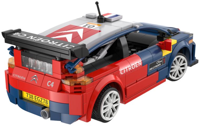 Available To Order – Citroen C4 WRC 2008 Brick Builder (329pcs) 1:18 (CDA C51078W)