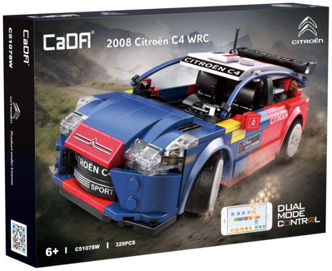 Available To Order – Citroen C4 WRC 2008 Brick Builder (329pcs) 1:18 (CDA C51078W)