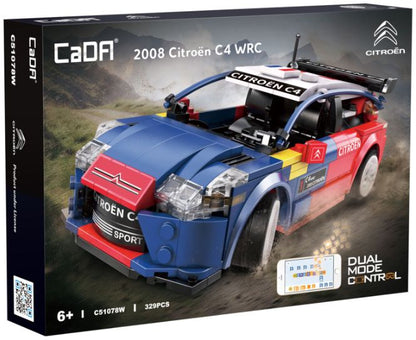 Available To Order – Citroen C4 WRC 2008 Brick Builder (329pcs) 1:18 (CDA C51078W)