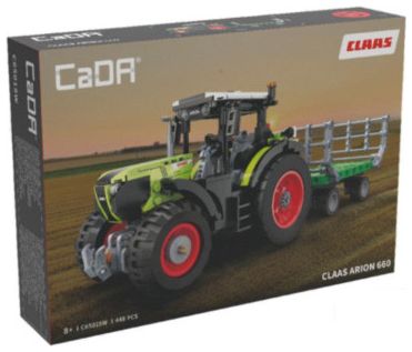 Available To Order – CLAAS Arion 660 Farm Tractor Brick Builder (448 pcs) Cada Model (CDA C65015W)