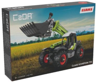 Available To Order – CLAAS Scorpion 756 Farm Telehandler Brick Builder (401 pcs) Cada Model (CDA C65016W)