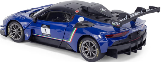 Maserati GT2 Blue 1:24 CMJ Diecast Model (view 2)
