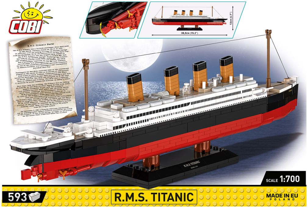 Available to Order – R.M.S Titanic (600 pcs) (COB 1680)