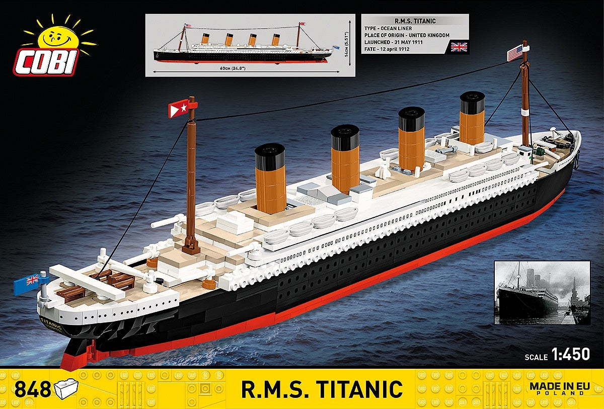 Available to Order – Titanic (850 Pcs) 1:450 (COB 1688)