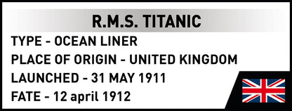 Available to Order – Titanic (850 Pcs) 1:450 (COB 1688)