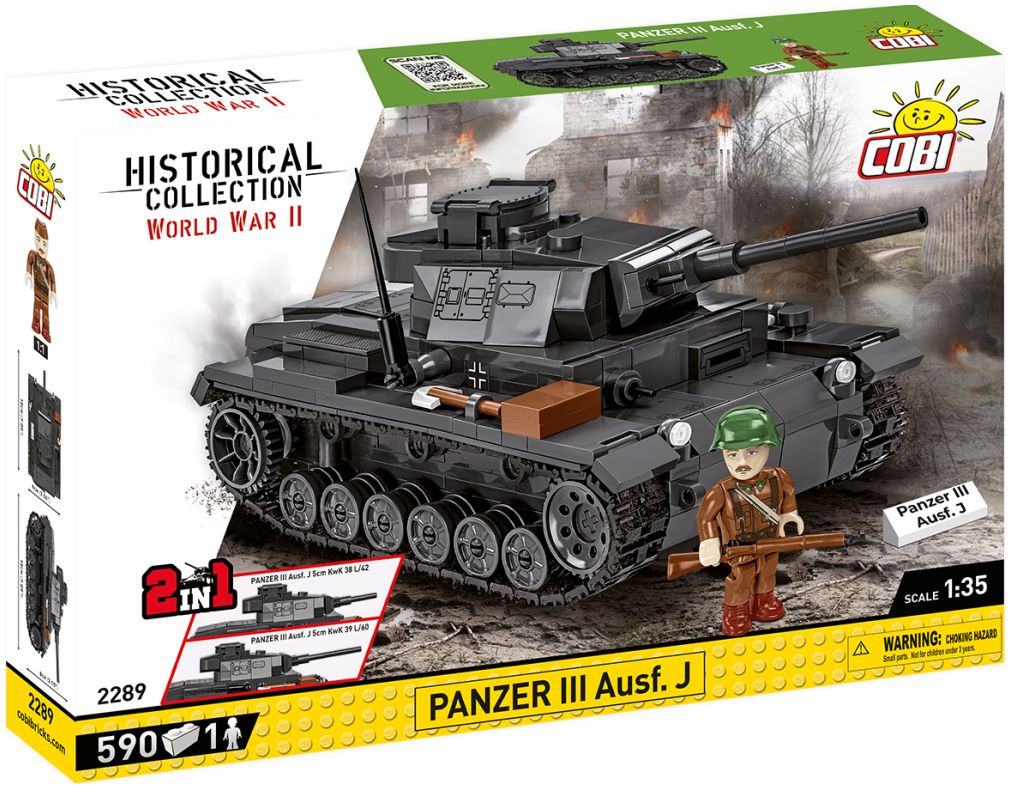 Available to Order – Panzer III AUSF.J WWII (585 pcs) (COB 2289)