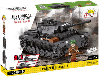 Available to Order – Panzer III AUSF.J WWII (585 pcs) (COB 2289)
