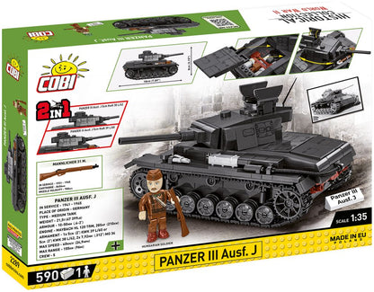 Available to Order – Panzer III AUSF.J WWII (585 pcs) (COB 2289)